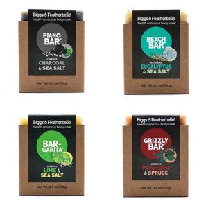 [ 2 FOR $35 ] BIGGS & FEATHERBELLE HANDMADE SOAP BUNDLE